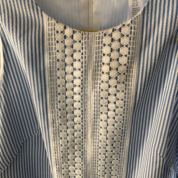 Seersucker dress size 6    Never been worn - Picture 4 of 4